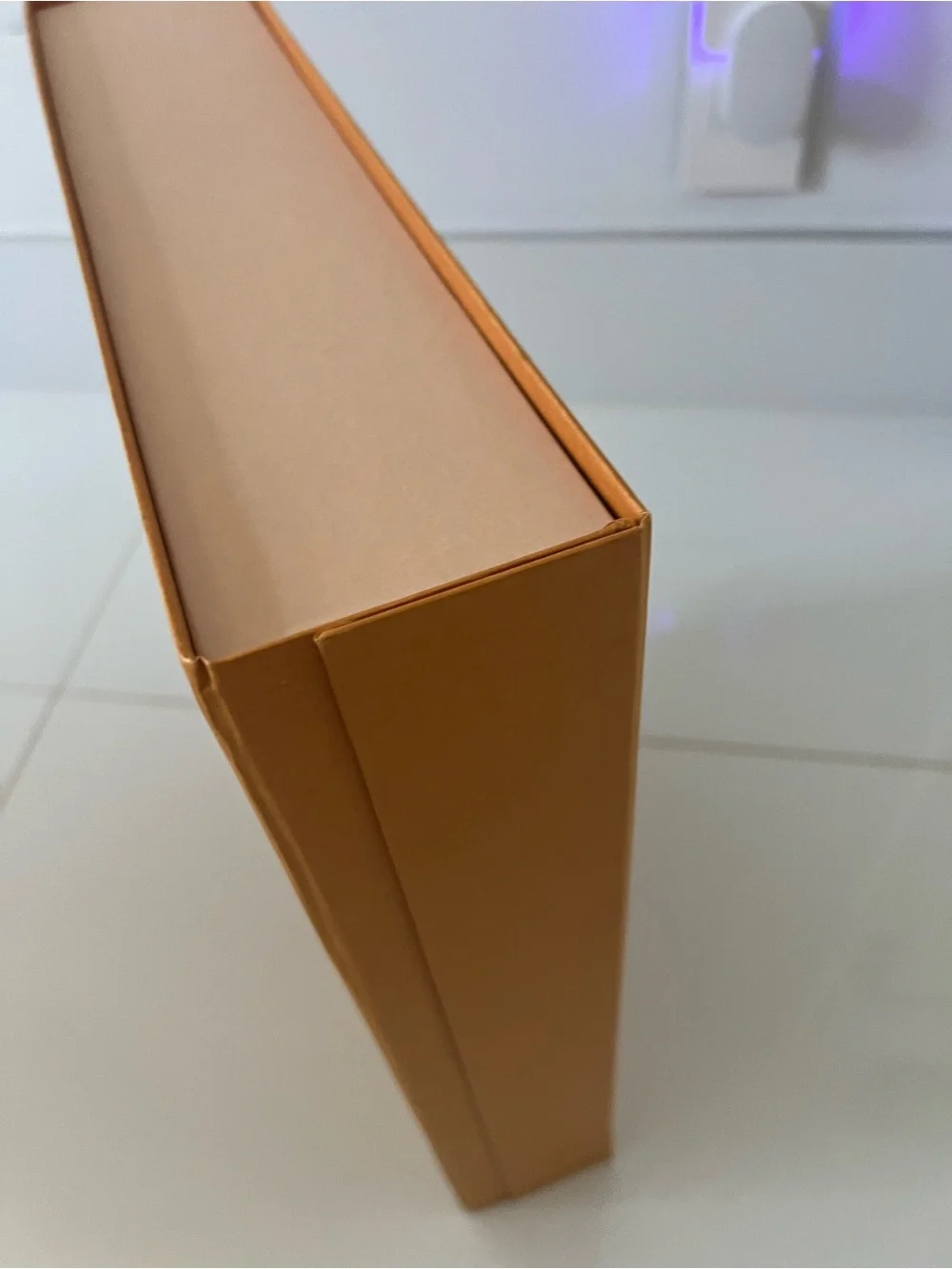 Louis Vuitton Orange Box with Black Logo